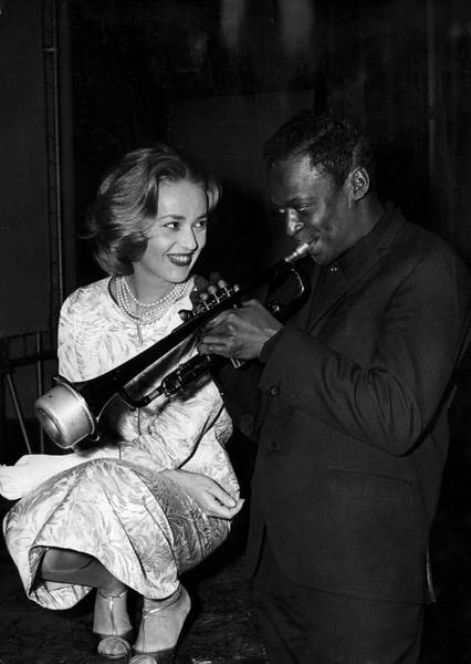 Miles Davis Jeanne Moreau Ascenseur pour l'échafaud Recording session