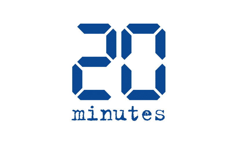 logo 20 minutes couleur