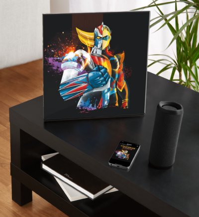 cadre et smartphone iiconi Goldorak xperienz